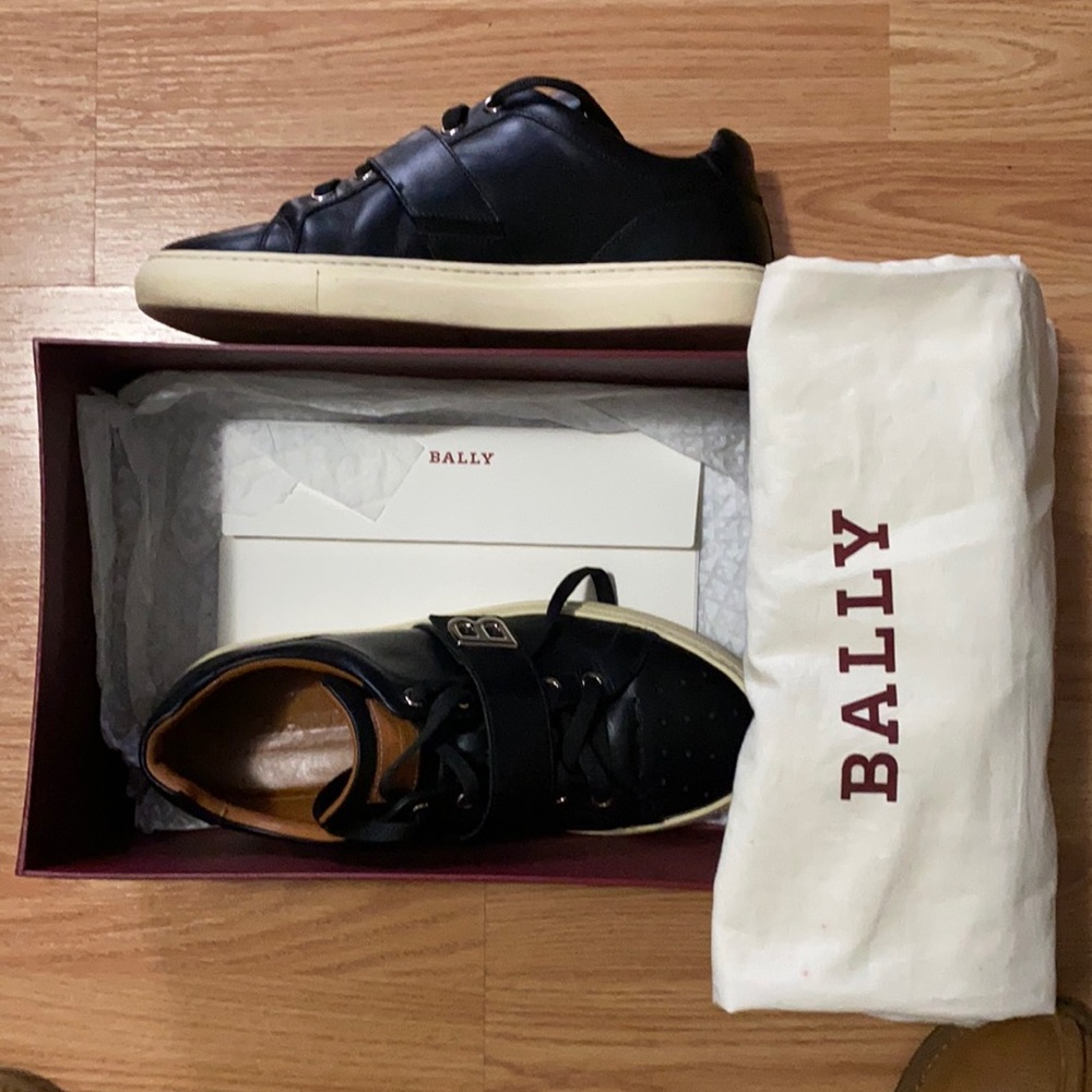 Black Calf Bally 7.5 Shoes